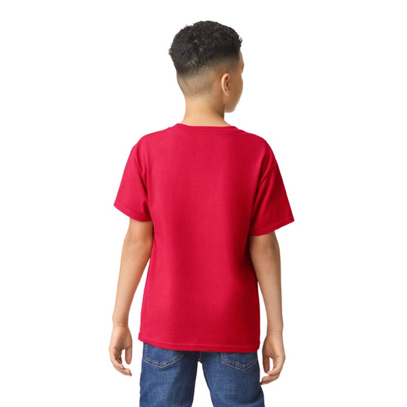 Gildan Youth Heavy Cotton T-Shirt, Style G5000B, 2-Pack, Red, Large - Image 3
